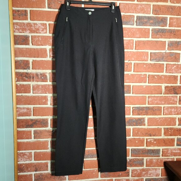 VANILIA High Rise Trousers, Made In Italy, Polyester Elastane Blend, Size 40 - Picture 1 of 6